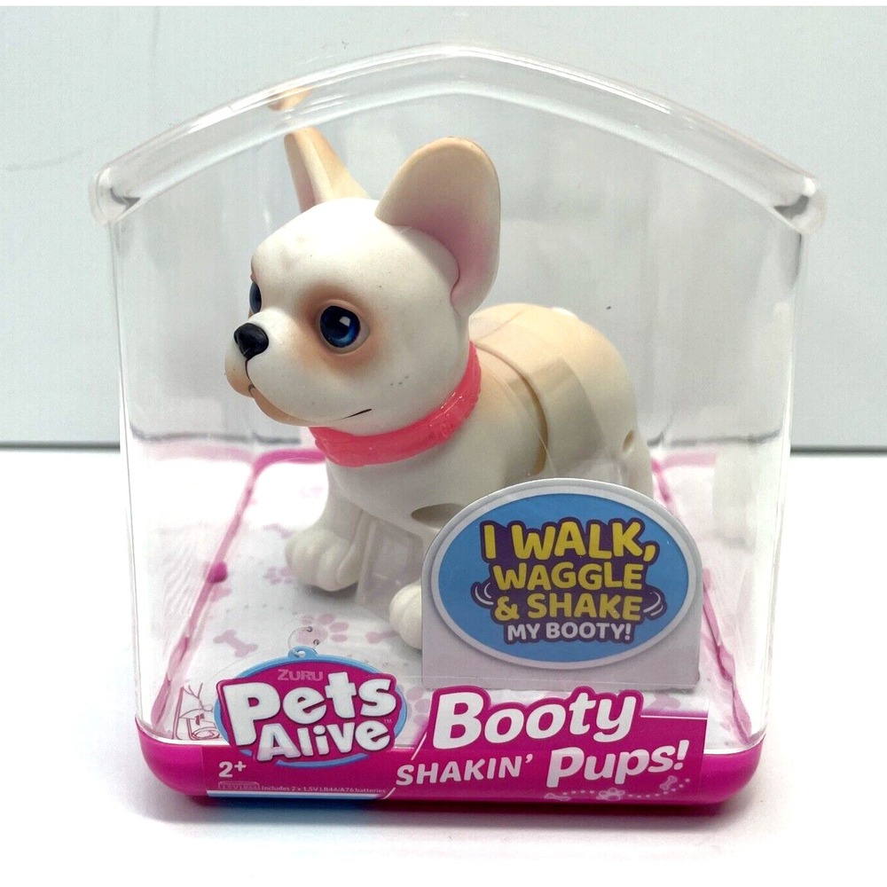 ZURU Pets Alive Booty Shakin' Pups! Interactive Mini FRENCHIE - New